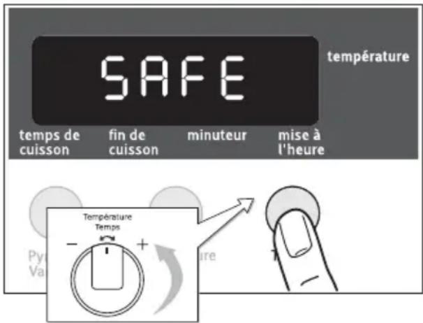 ARTHUR MARTIN ELECTROLUX AOC 35040 X - Activer la sécurité infant - 1