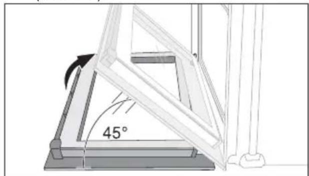 ARTHUR MARTIN ELECTROLUX AOC 35040 X - Démontage des vitres de la porte - 3