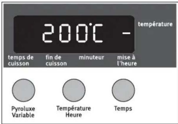ARTHUR MARTIN ELECTROLUX AOC 35040 X - Indicateur de Chauffage rapide - 1