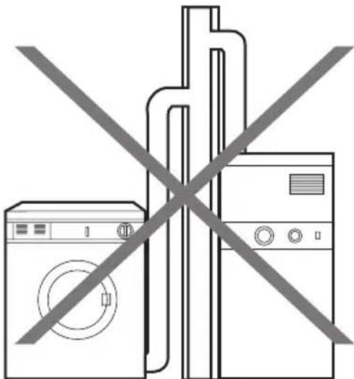 ARTHUR MARTIN ELECTROLUX ADE 37100 W - Installation du tuyau d'évacuation - 4