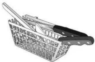 AMANA ADB1200AWW - Panier auxiliaire (certains modèles) - 1