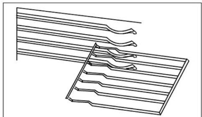 AMANA AOES3030E - Placement des grilles - 1