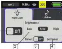 ALECTO DVM700 - Nachtverlichting, slaapmuziekjes en sterrenprojectie: - 3