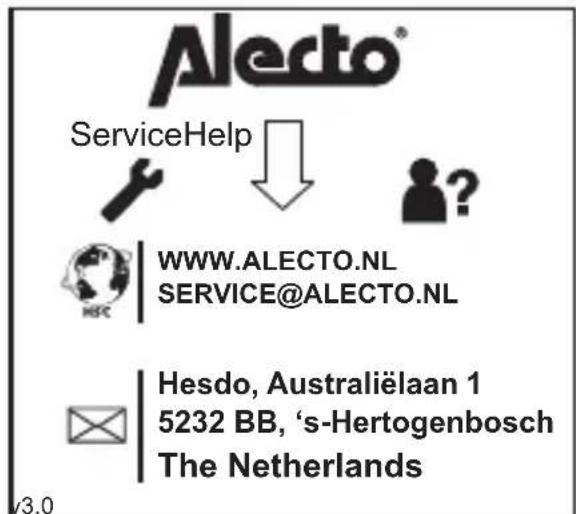 ALECTO AK20 - DECLARATION OF CONFORMITY - 1