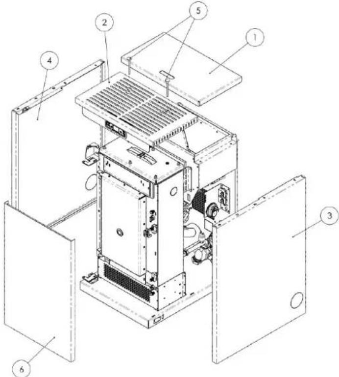 Cola Termo Plus 18 - Desmontaje del revestimiento - 1
