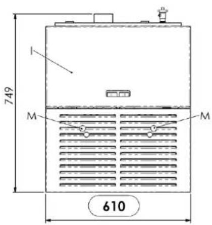 Cola Termo Plus 18 - Dimensions du poèle TERMOPLUS 18 - 2