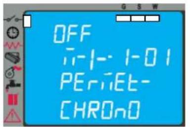 Cola Termo Plus 18 - Menu 01 - Valeurs du chrono - 1