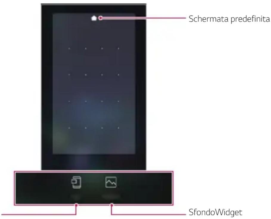 LG LMV505N - Modifica della schermata Home - 1