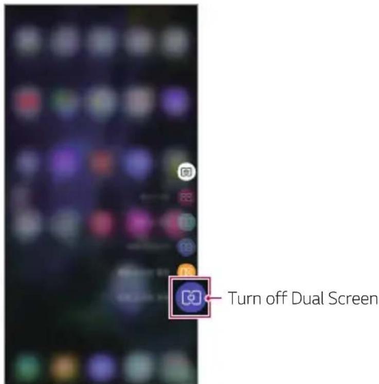 LG LMV505N - Turning off the screen - 1