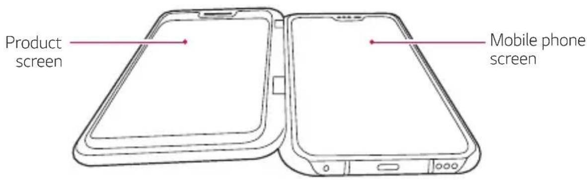 LG LMV505N - When you use an app on two screens - 1