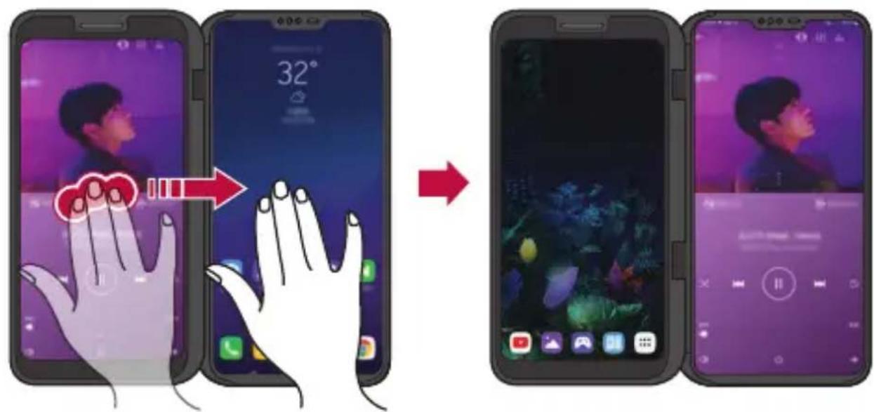 LG LMV505N - App-Bildschirme verschieben - 1
