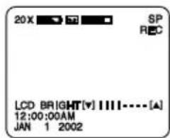PANASONIC PVL552K - LCD:Press BRIGHT ADJUSTMENT to adjust LCD monitor brightness level. - 1