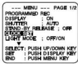 PANASONIC PVL552K - Press MENU for MENU mode. - 1