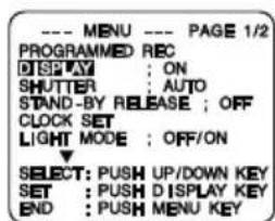 PANASONIC PVL552K - Display-Off Mode - 1