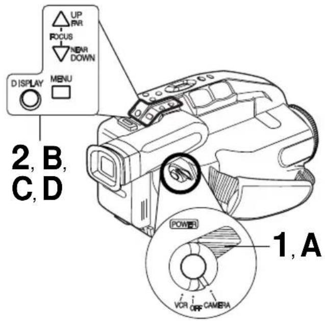 PANASONIC PVL552K - Viewfinder/LCD Monitor Indications - 1