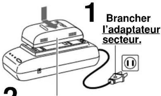 PANASONIC PVL552K - Recharge du bloc-batterie - 1