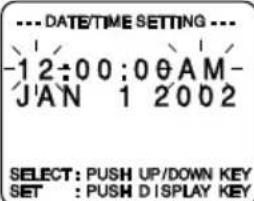 PANASONIC PVL552K - 3C Réglage de la date et de l'heure - 2
