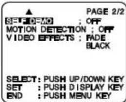 PANASONIC PVL552K - Press MENU for - 1