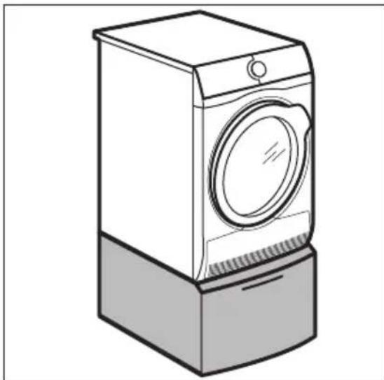 AEG T8DBK74P - Socle avec tiroir - 1