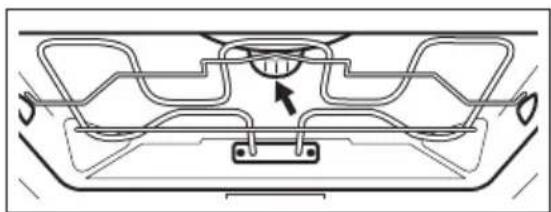 AEG BEK435060M - Top lamp - 1