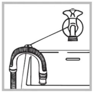 INDESIT IWE 81283 SL CECO EU - Collegamento del tubo di scarico - 2