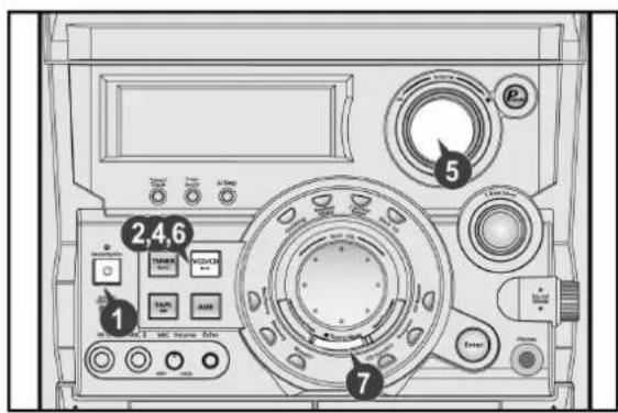 SAMSUNG MAXB550 - 重播雷射唱片/MP3-CD - 1