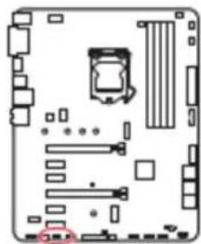 MSI Z390A Pro - JRGB1: connecteursledrgb - 1