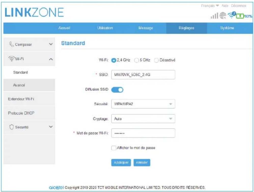 ALCATEL LinkZone MW40V - Fonctions de base - 1