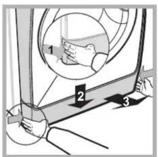 INDESIT PWC 8128 W (EU) - Cleaning the pump - 1