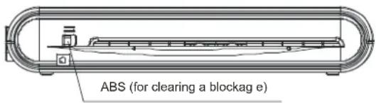 Genie F9011 - Clearing a blockage of the film - 1