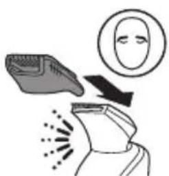 PHILIPS Series 3000 QG3335 - Kam voor wenkbrauwen en details - 2