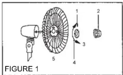 HQ SFN16 - Assemblage de la tête du ventilateur et de la colonne : - 1