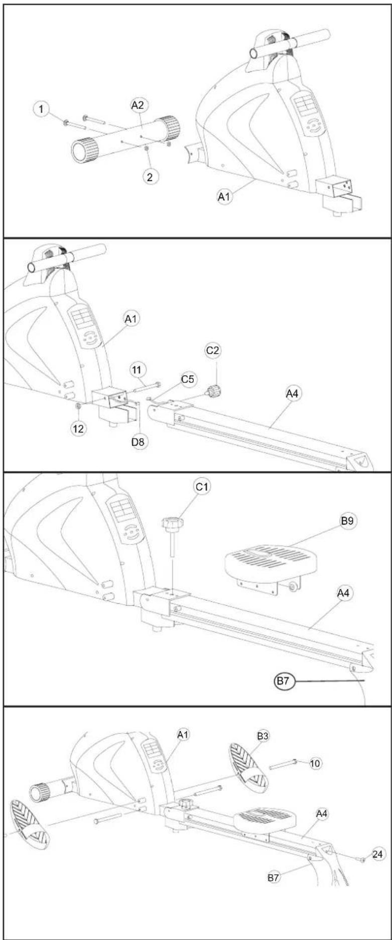 NordicTrack RX 1000 - ASSEMBLAGE - 1