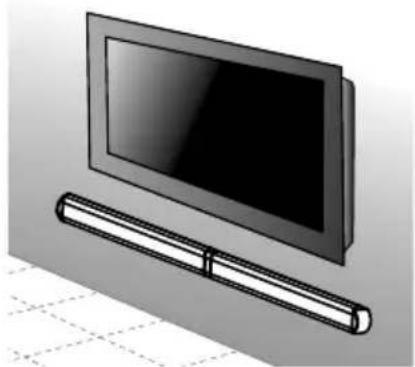 MEDION LIFE P61202 (MD 44102) - Variant aan de wand gemonteerde soundbar - 2