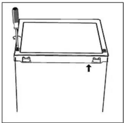 MEDION MD 37052 - Cambiar tope de la puerta - 1