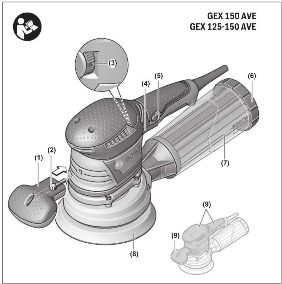 BOSCH GEX 125 AVE - 32