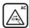 BOSCH EasyGrassCut 18260 - Razlaga simbolov na vrtnem orodju - 6