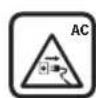 BOSCH EasyGrassCut 18260 - Explicação dos símbolos no aparelho de jardinagem - 6