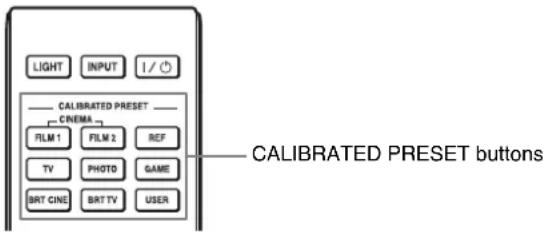 SONY VPLVW5000ES - Selecting the Picture Viewing Mode - 1