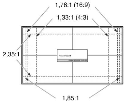 SONY VPLVW5000ES - Fenêtre de réglage de l'objectif (mire d'essay) - 1