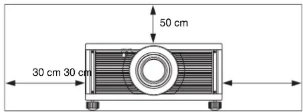 SONY VPLVW5000ES - In der Nähe einer Wand - 2