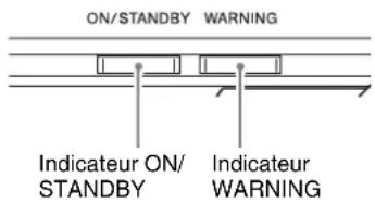 SONY VPLVW5000ES - A propos des indicateurs - 1