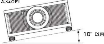 SONY VPLVW5000ES - 平置きの场合 - 2