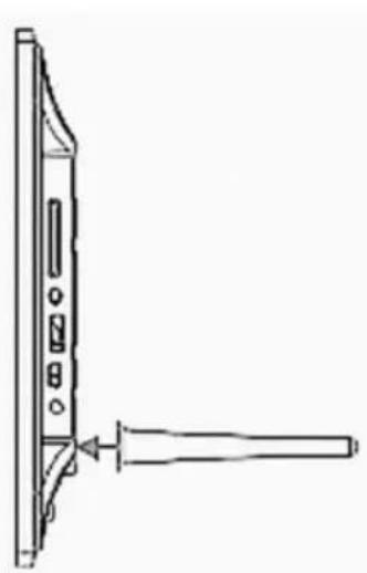 BRAUN DigiFrame 1060 - Instruções de colocação na base - 1