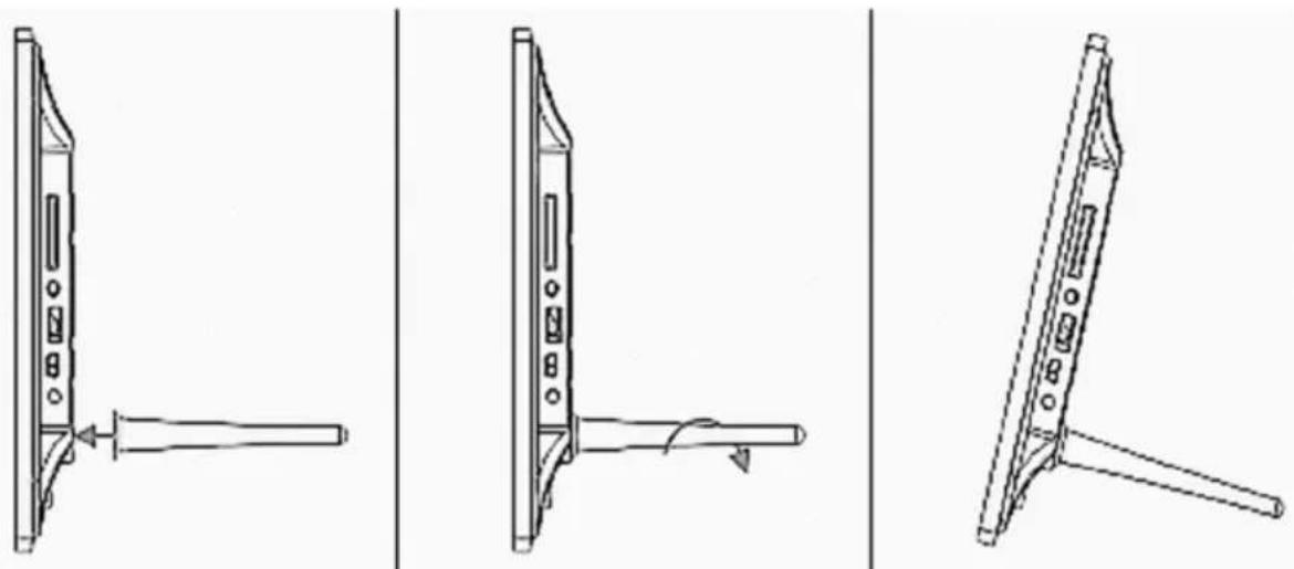 BRAUN DigiFrame 1060 - Instructiuni pentru bază - 1