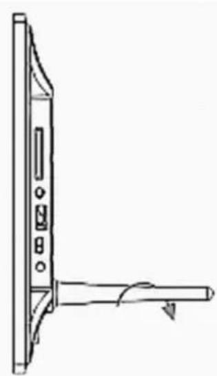 BRAUN DigiFrame 1060 - Instructions concernant le support - 1