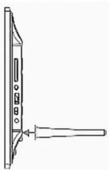 BRAUN DigiFrame 1060 - Instructies voor de steun - 1