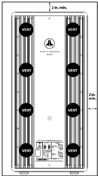 JL Audio Fathom f212 V2 - SPECIAL CONSIDERATIONS FOR BUILT-IN INSTALLATIONS - 2