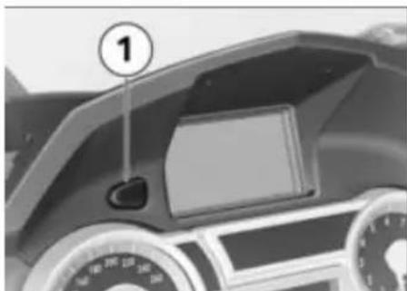 BMW K 1600 GTL (2018) - Dépose de l'appareil de navigation - 1