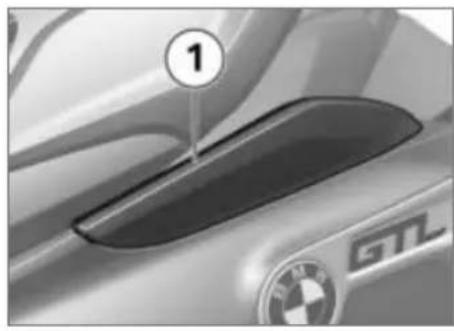 BMW K 1600 GTL (2018) - Ailette deflectrice Réglage de l'ailette deflectrice - 1